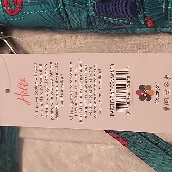 Lug Dazzle Crossbody Bag Pine Ornaments NWT RARE FIND - Picture 9 of 9